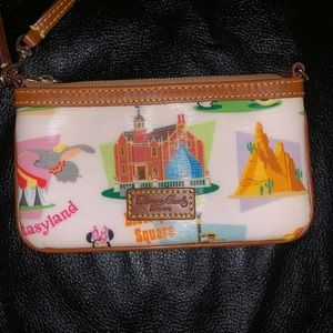 Retro Disney theme park Dooney & Bourke wristlet